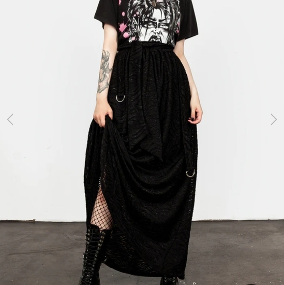 Disturbia Dresses & Skirts - Disturbia cinder maxi skirt